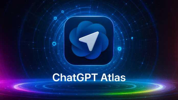 BDA - ChatGPT Atlas ChatGPT Atlas interface an AI-powered browser with search, chat, and automation tools.