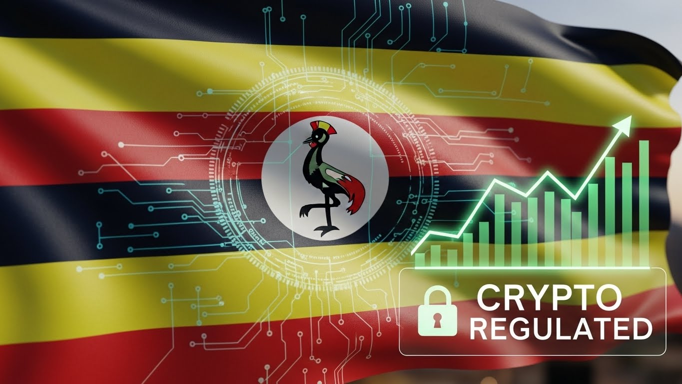Ugandan financial regulator presenting six-pillar crypto oversight framework