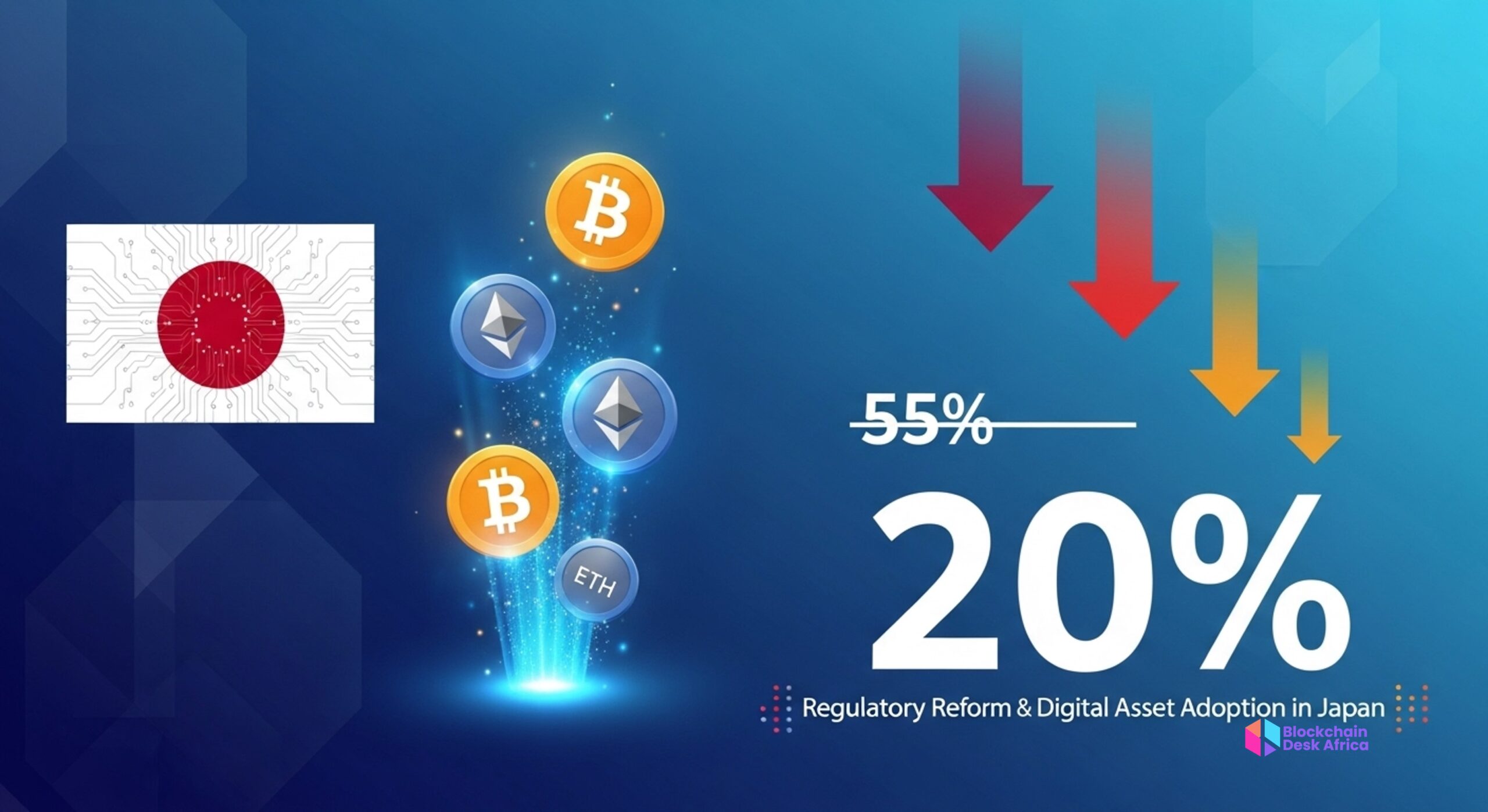 apan announces plan to reduce crypto tax from 55% to 20% to encourage mainstream cryptocurrency adoption