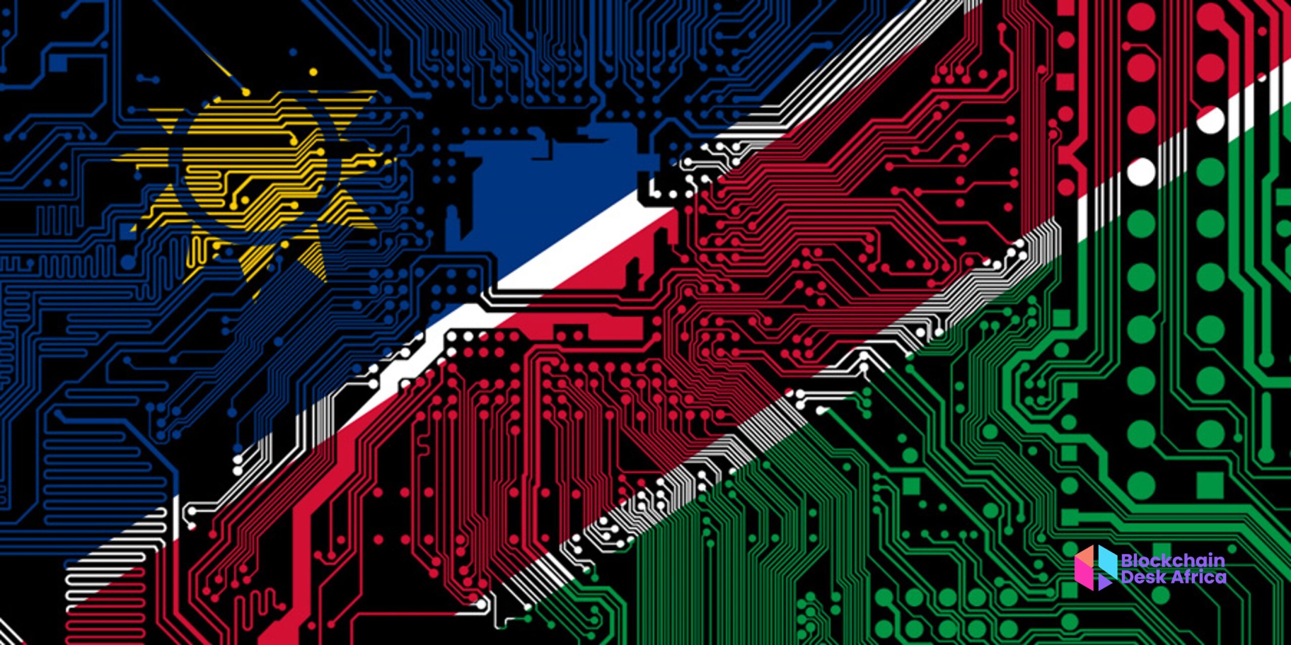 Students studying blockchain at a university in Namibia