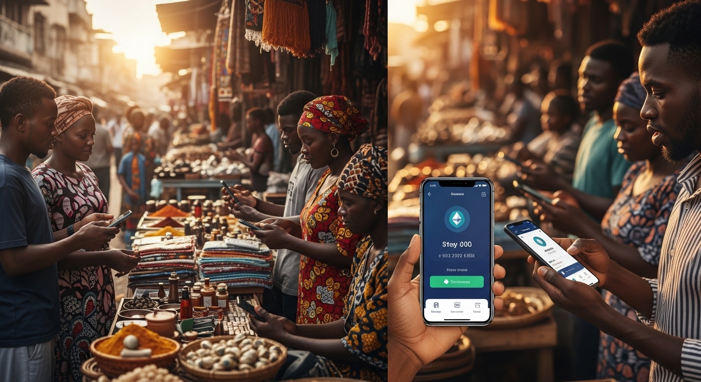 African merchants accepting crypto payments in stores and online