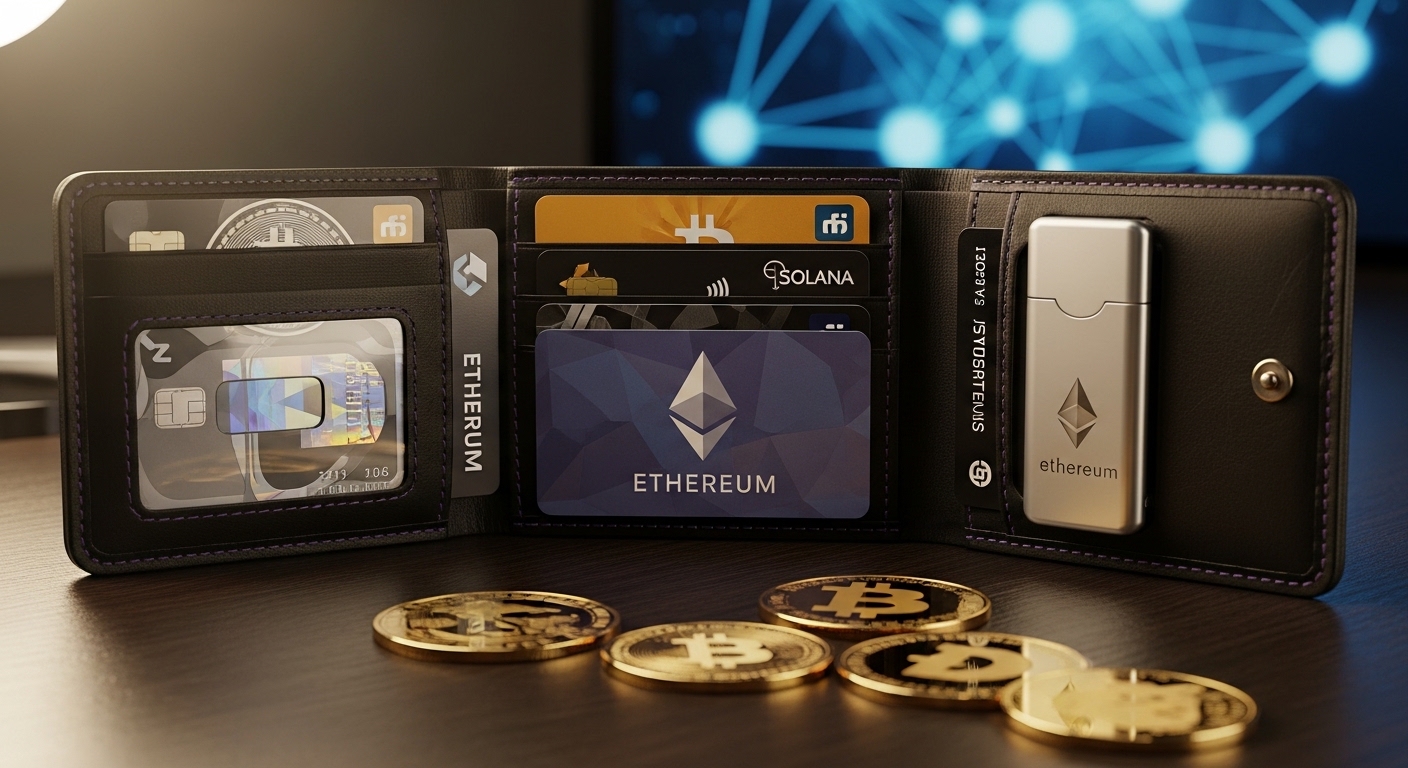 A digital illustration of a glowing Ethereum logo emerging from a dusty, rusted metal safe, symbolizing the reactivation of an ancient crypto wallet.