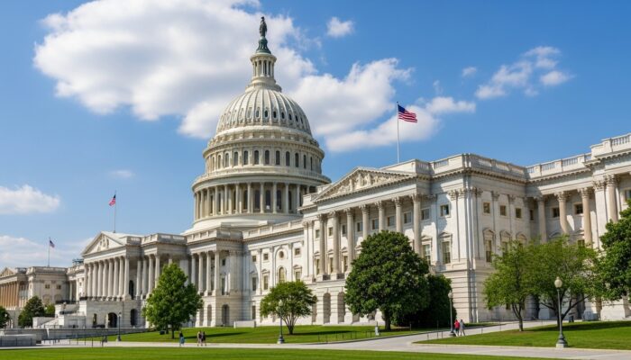 US Capitol building symbolizing lawmakers introducing the DEATH BETS Act to regulate prediction markets on death and war