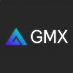 GMX platform showing tokenized gold and silver trading on a blockchain interface
