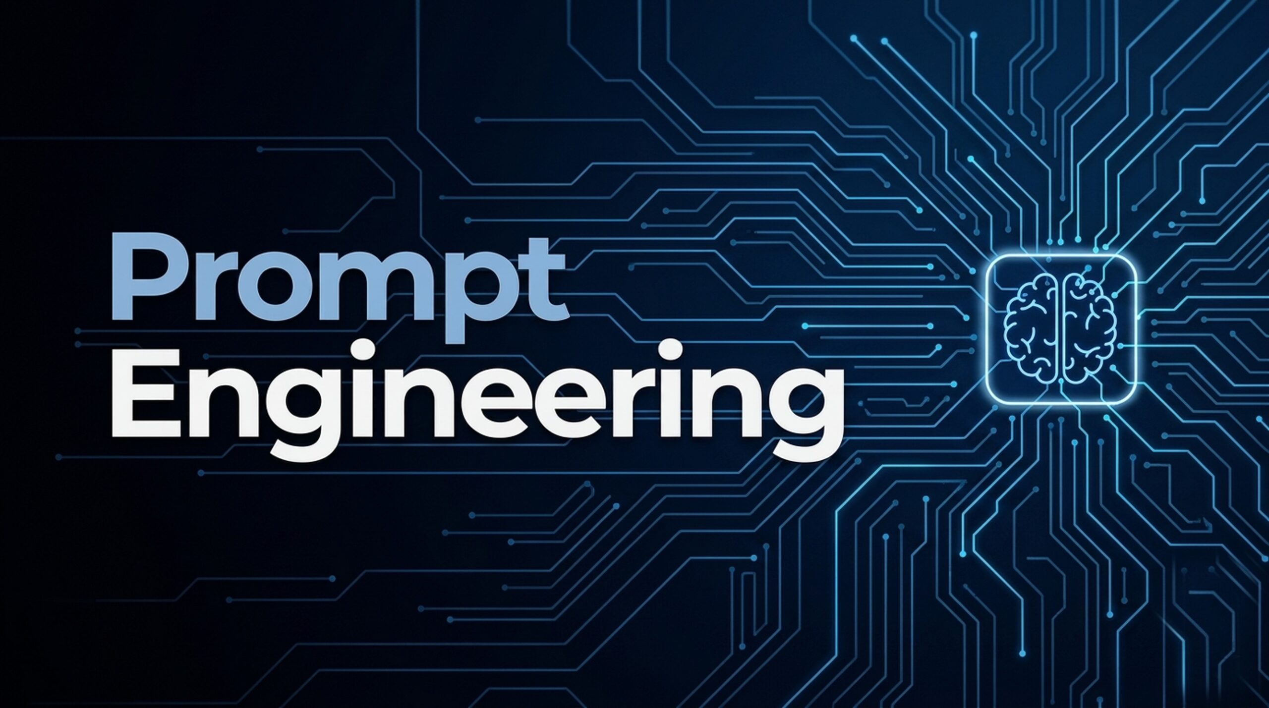 Person creating AI prompts for generative artificial intelligence systems
