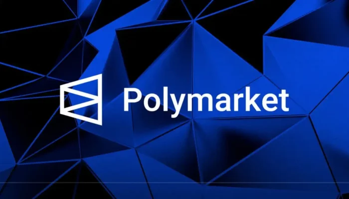 Polymarket platform displaying AI company betting markets and prediction data