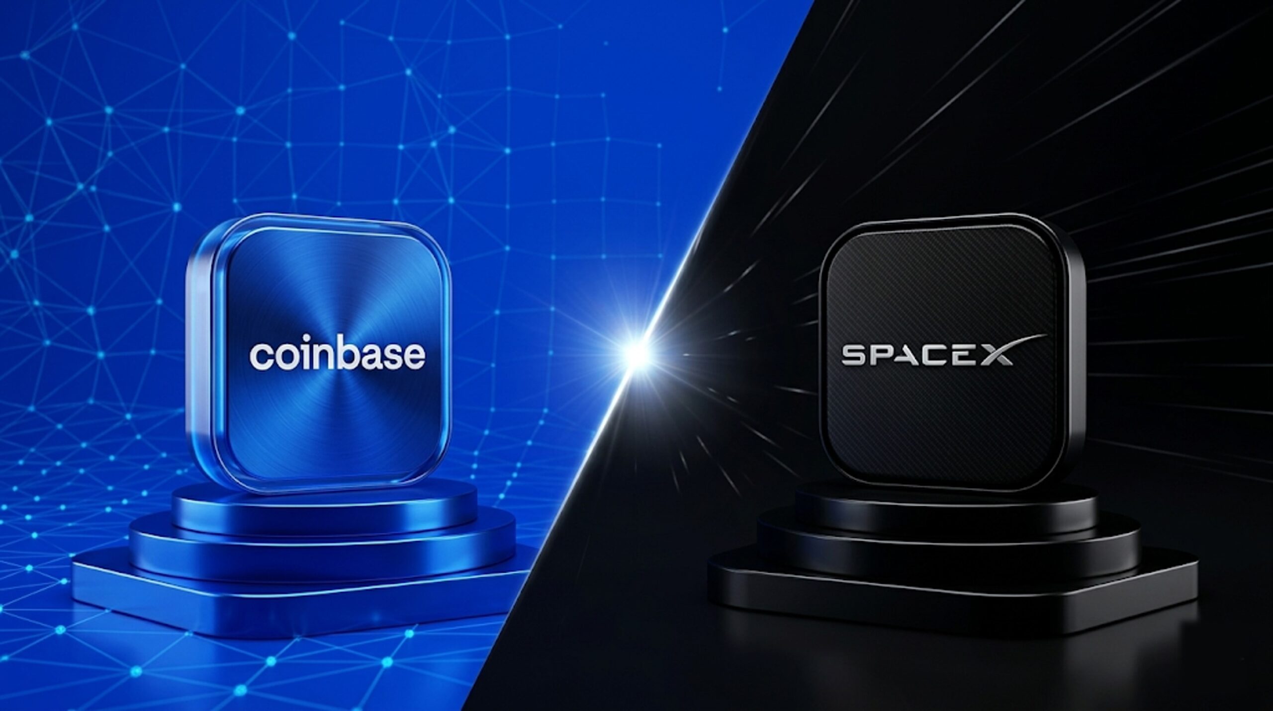 Coinbase platform offering pre-IPO perpetual futures with SpaceX as the first listing
