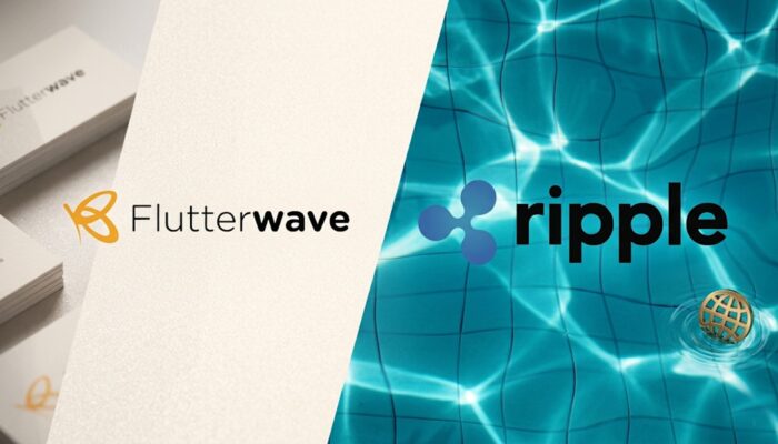 Illustration showing Ripple and Flutterwave collaborating to integrate stablecoins into Africa’s digital payment ecosystem.