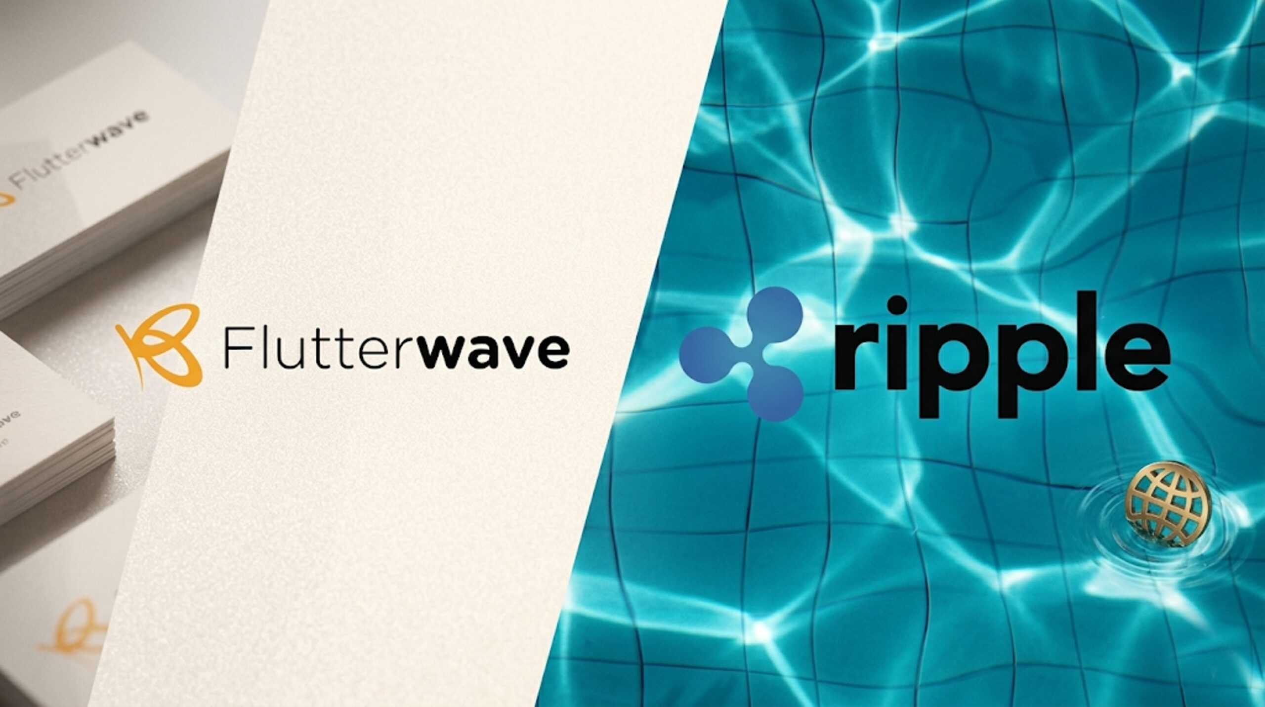 Ripple X Flutterwave Illustration showing Ripple and Flutterwave collaborating to integrate stablecoins into Africa’s digital payment ecosystem.