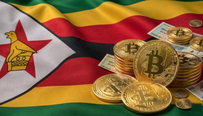 Illustration of Zimbabwe introducing its first cryptocurrency regulations to oversee digital assets and strengthen blockchain compliance.