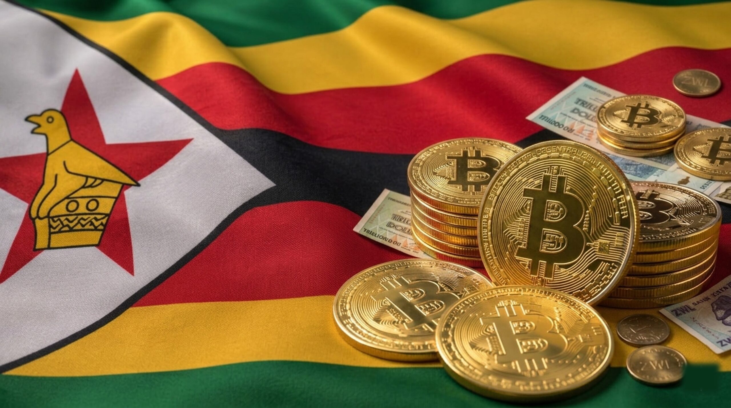 Zimbabwe crypto regulation Illustration of Zimbabwe introducing its first cryptocurrency regulations to oversee digital assets and strengthen blockchain compliance.