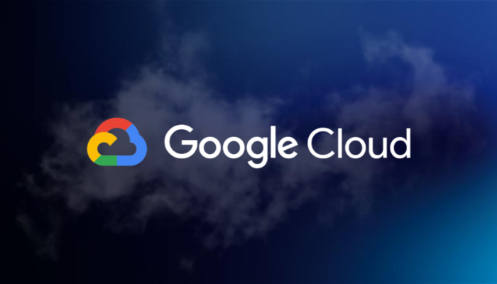Google Cloud infrastructure connected to Southeast Asian innovation hubs with AI agents, startup founders, and digital technology networks