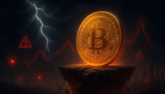 A Bitcoin logo protected by a digital security shield with a quantum computer and cryptographic network in the background, symbolizing efforts to defend Bitcoin against quantum threats.