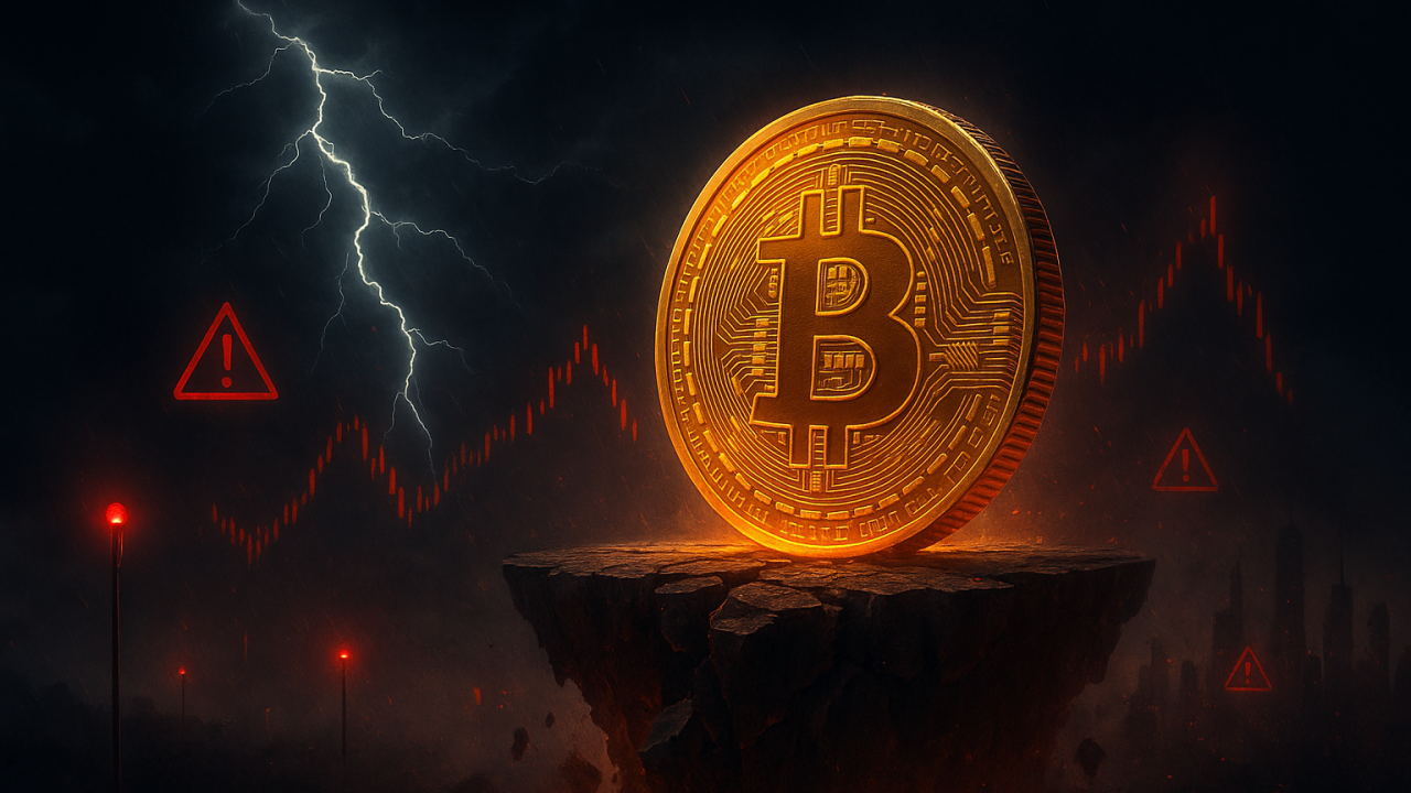 A Bitcoin logo protected by a digital security shield with a quantum computer and cryptographic network in the background, symbolizing efforts to defend Bitcoin against quantum threats.