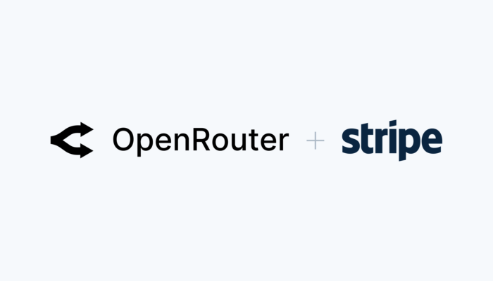An illustration featuring the Stripe and OpenRouter logos with AI infrastructure graphics, cloud computing elements, and a $10 billion acquisition theme.