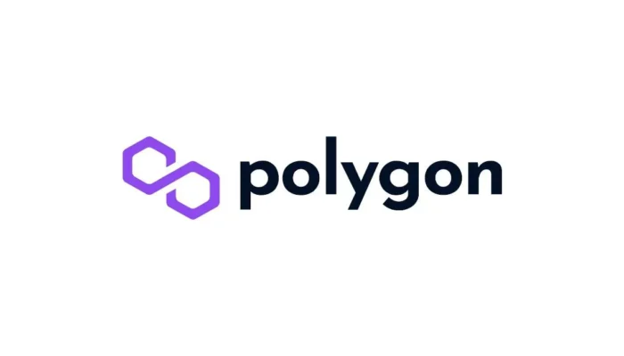 The Polygon logo displayed alongside office silhouettes and a downward workforce chart, symbolizing the company's second round of layoffs in 2026.