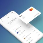 An illustration featuring a ZeroCard payment card, cryptocurrency icons, a retail checkout terminal, and blockchain network graphics, highlighting the use of crypto for everyday payments.