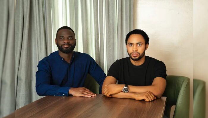 Daya fintech platform with stablecoin payment network, African digital map, and funding announcement graphics representing $2.4 million investment