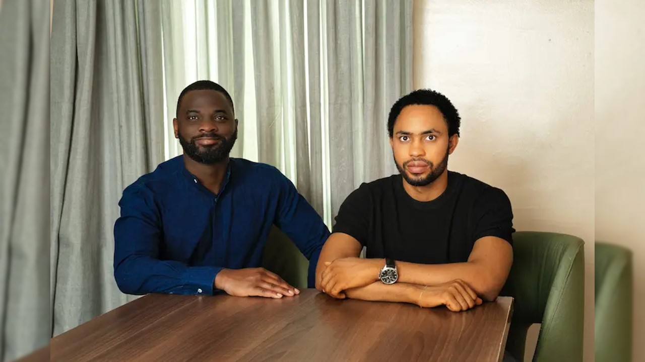 daya gfounders Daya fintech platform with stablecoin payment network, African digital map, and funding announcement graphics representing $2.4 million investment