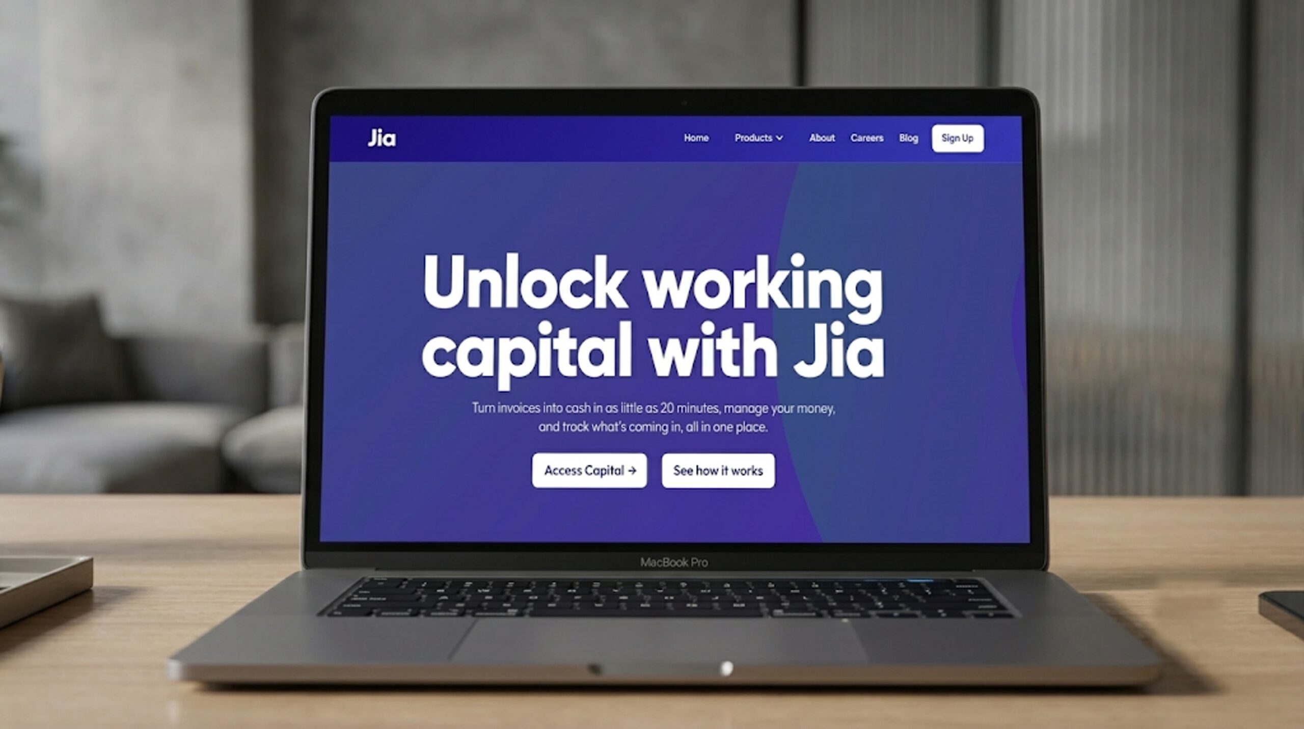 Jia blockchain platform helping small businesses access financing.