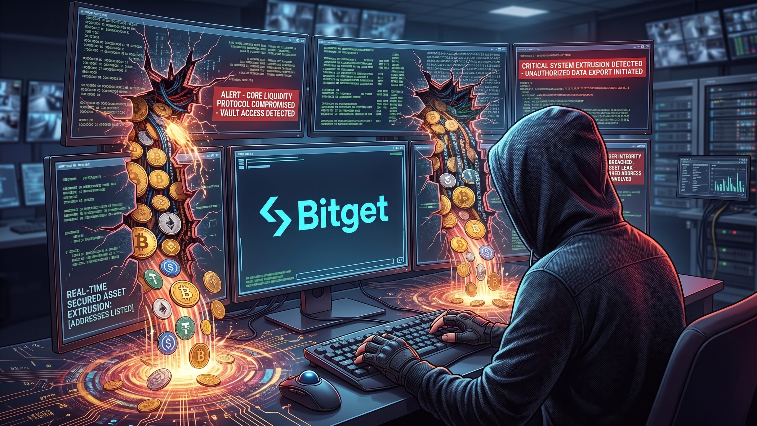 Bitget reports $351.6 million security breach and pauses withdrawals