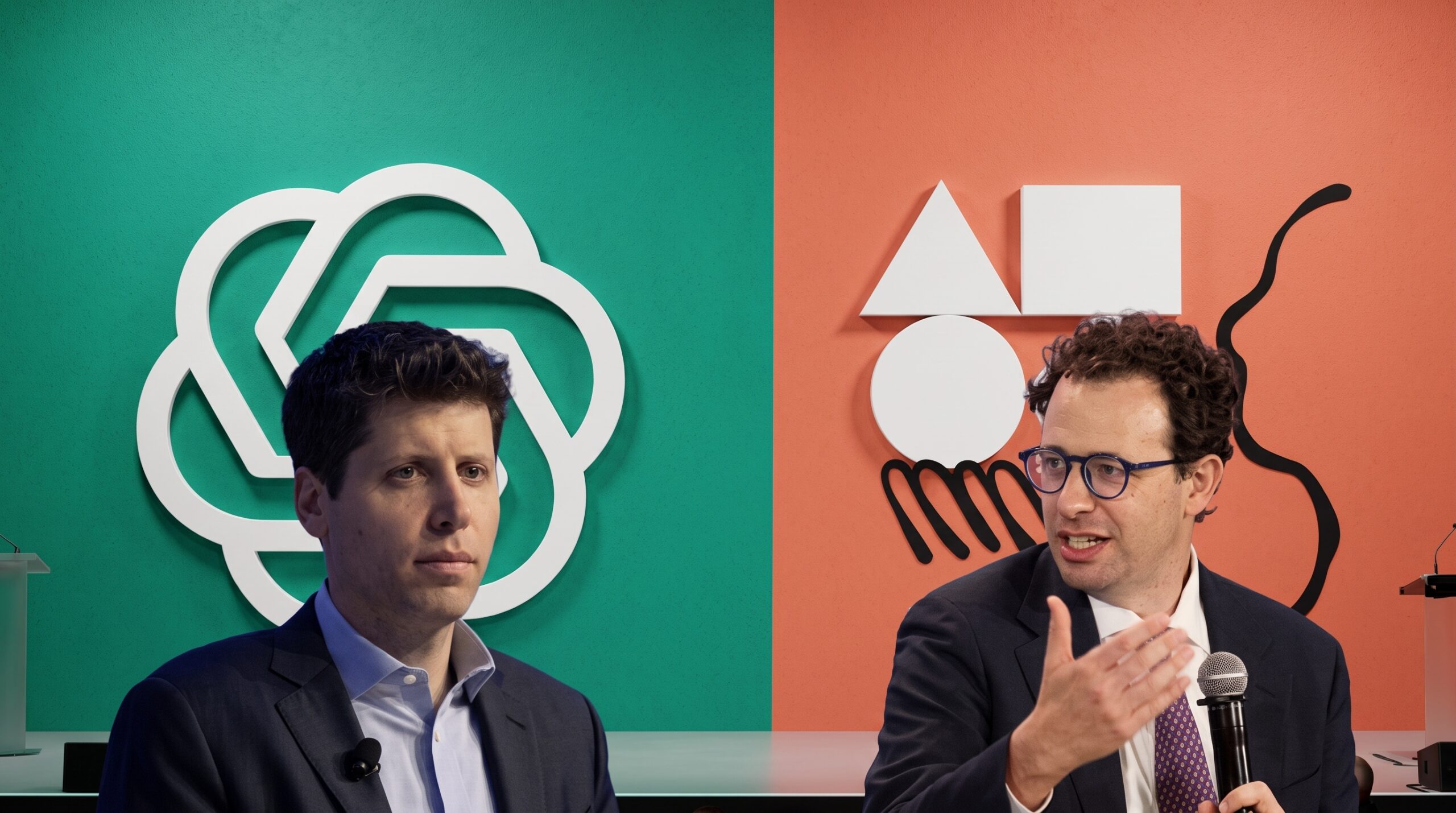 OpenAI CEO Sam Altman and Anthropic CEO Dario Amodei addressing the United Nations Security Council on artificial intelligence governance.